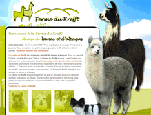 Tablet Screenshot of 68-lamas-alpagas.fr